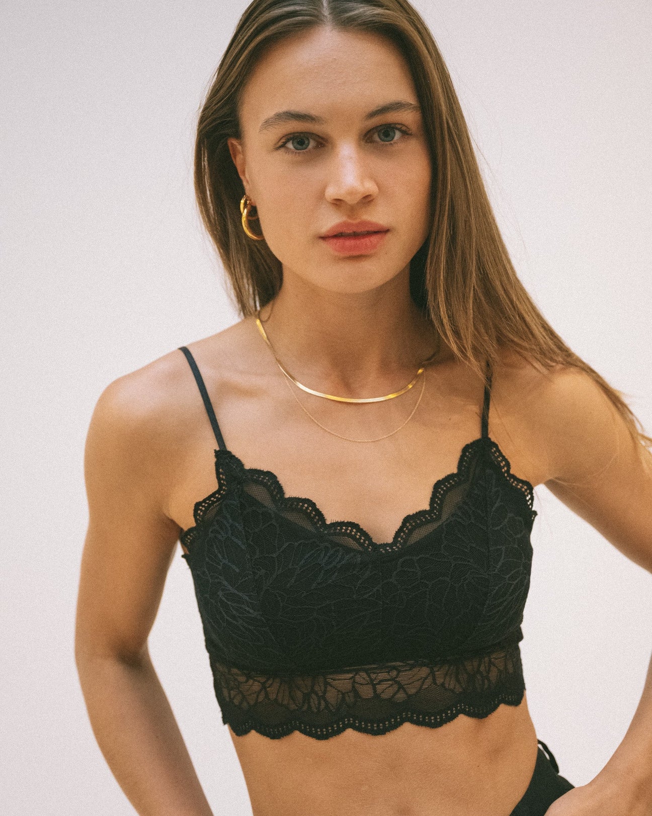 Marissa Lace Bra Black