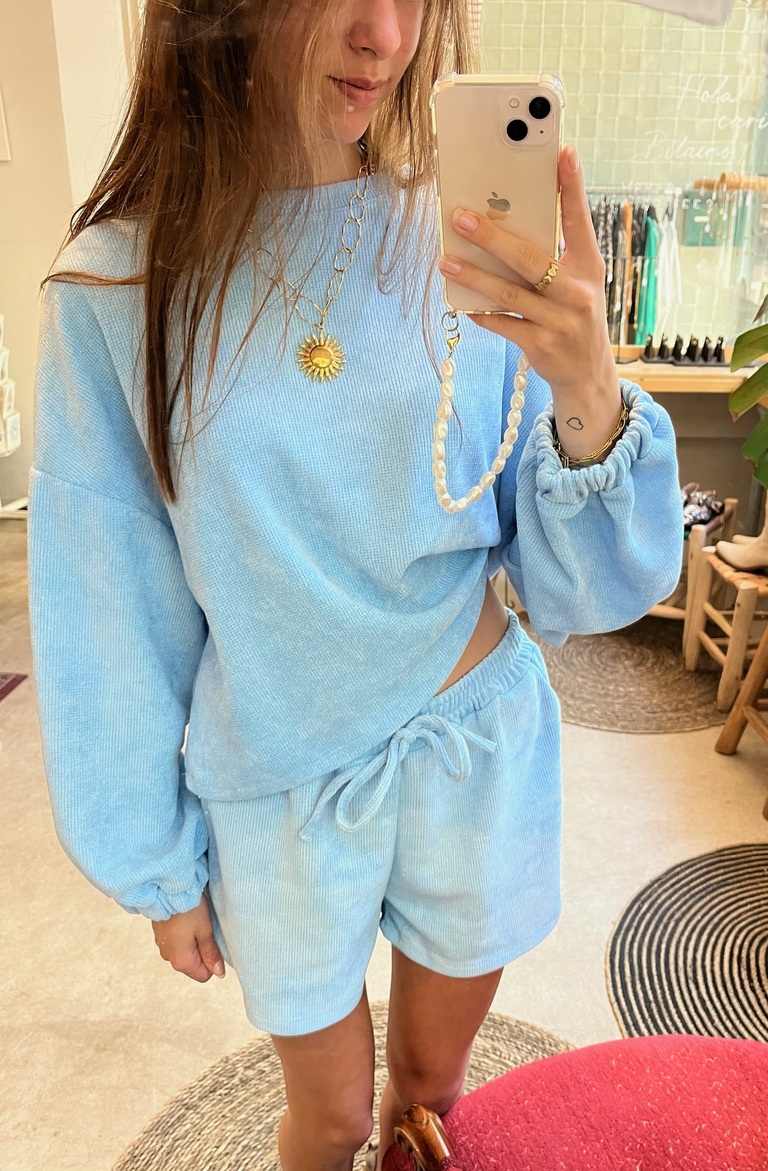 Ella two piece blauw