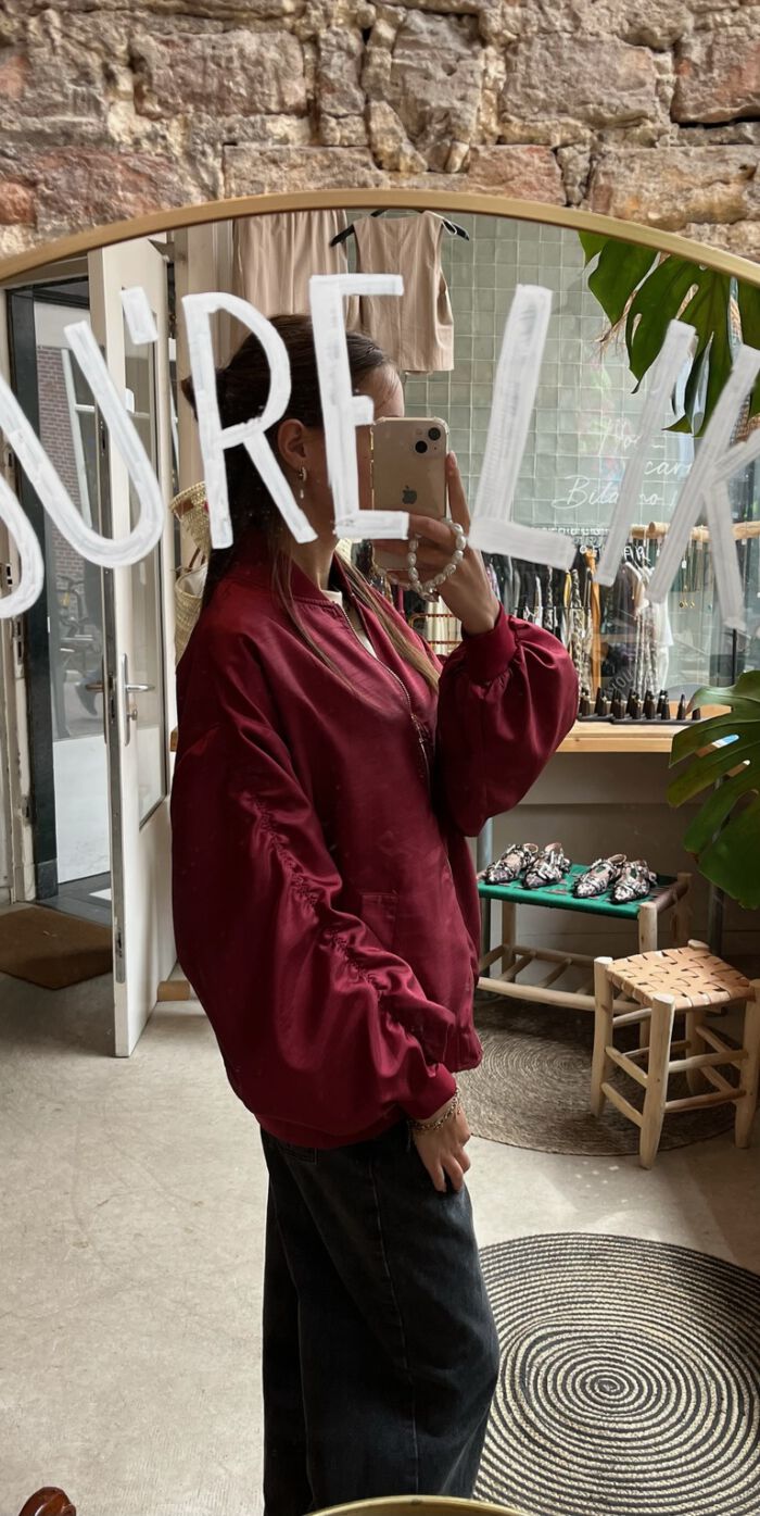 Jas Ivy burgundy - Afbeelding 2