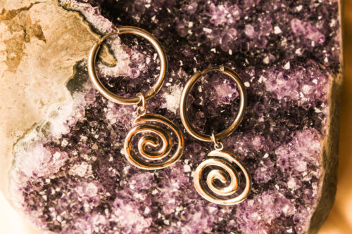 Lightwave Hoops - silver