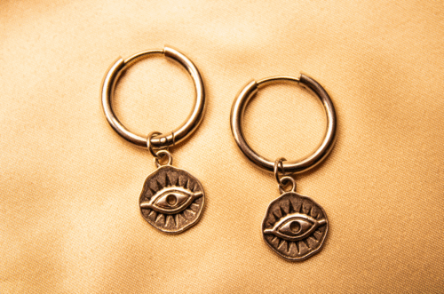 Lumen eye earrings
