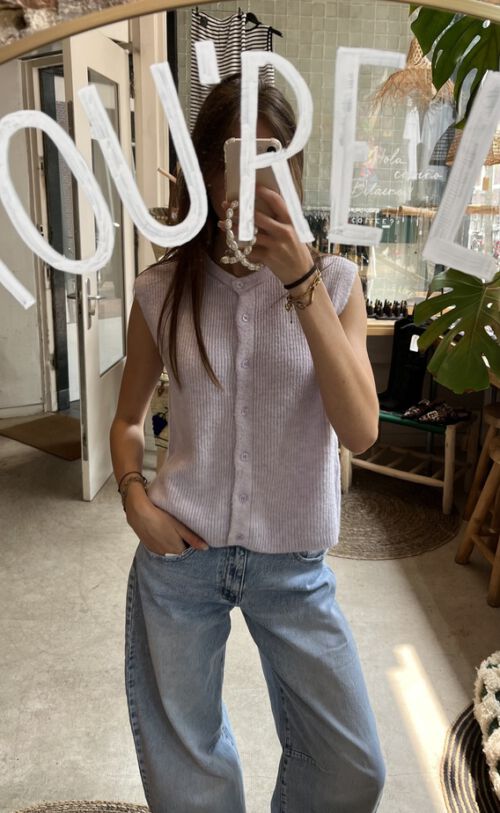 VEST TESS LAVENDEL