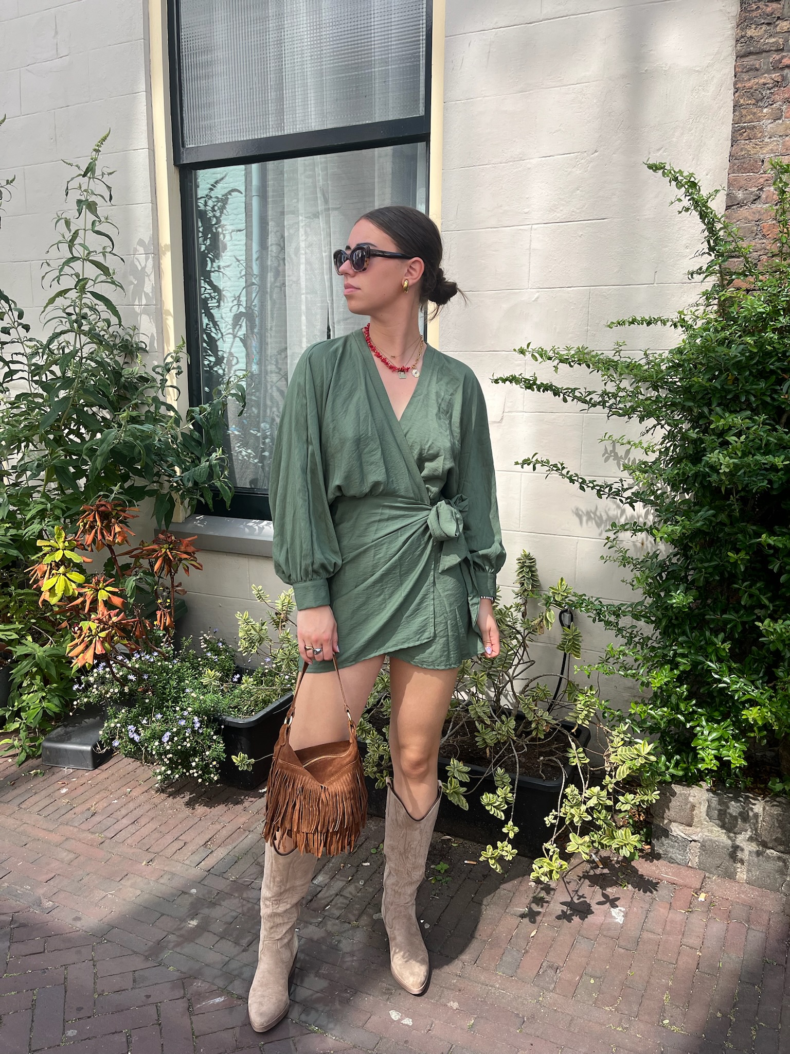 Liz jurk groen