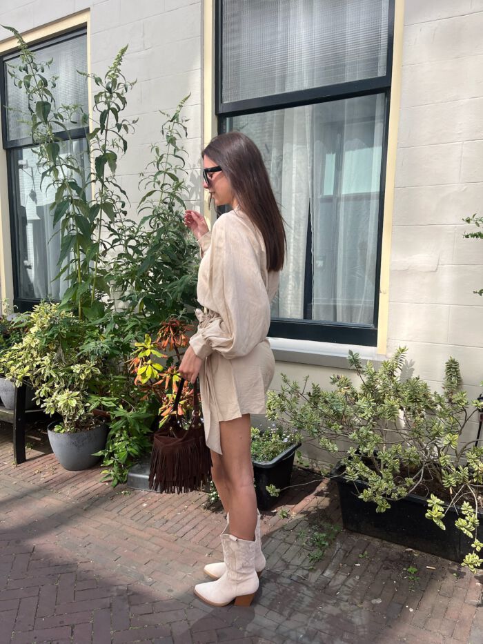 Liz jurk zand - Afbeelding 2