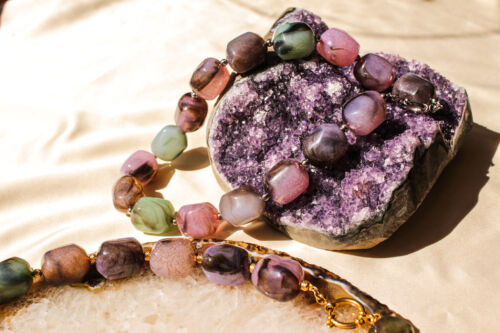 Iris Moon Necklace - Zilver