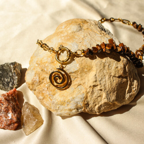 Terra Flow Necklace - Goud