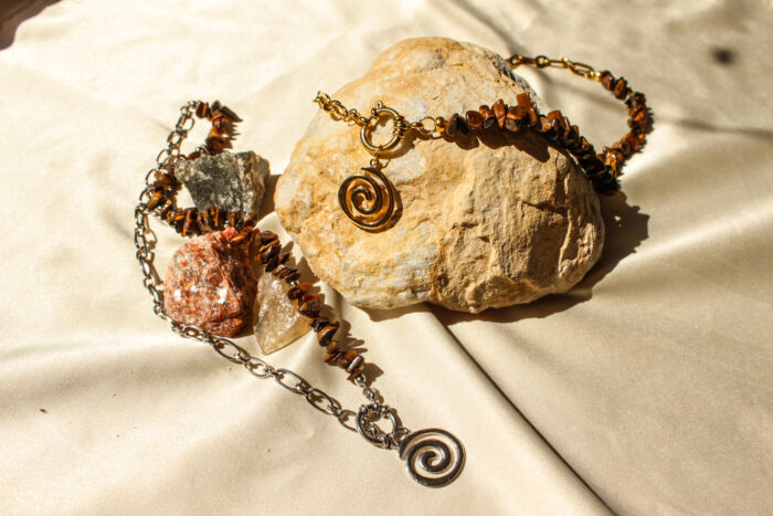 Terra Flow Necklace - Zilver
