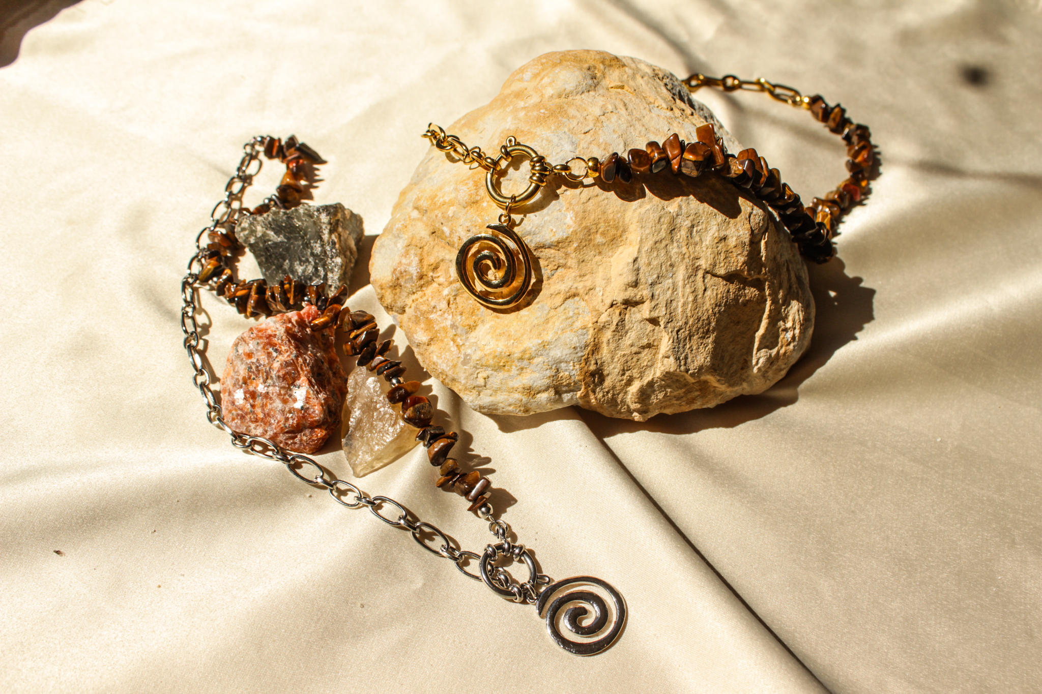 Terra Flow Necklace – Zilver