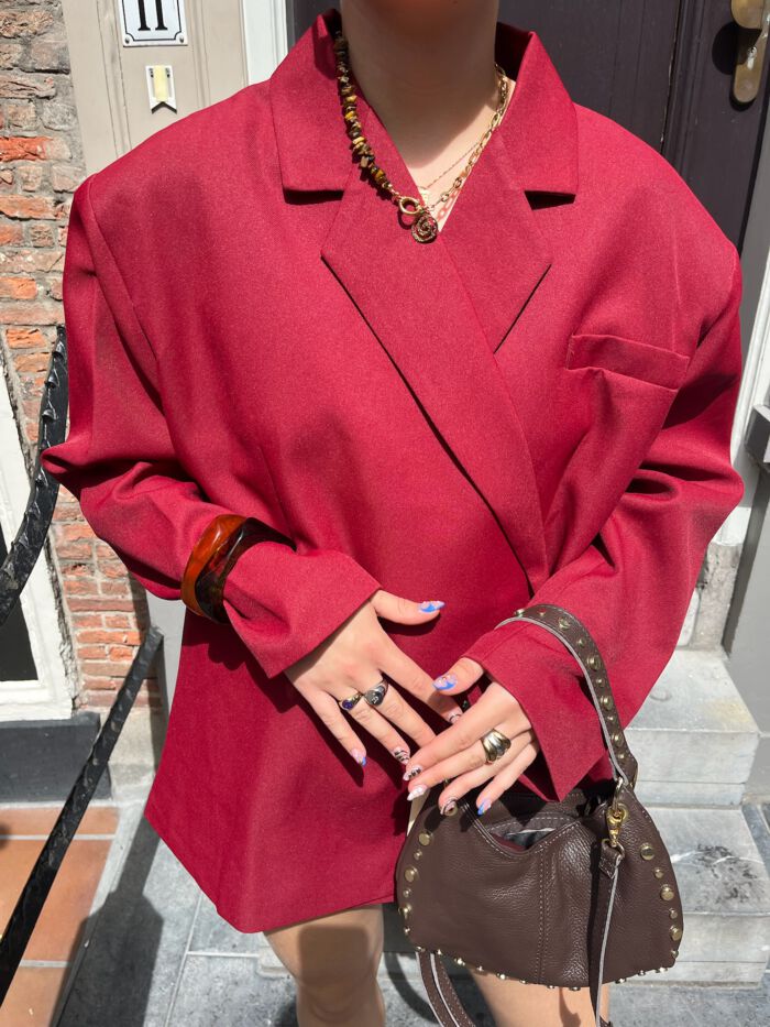 Camilla blazer bordeaux - Afbeelding 2