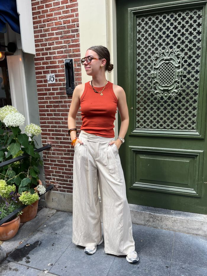 Sophia broek off-white - Afbeelding 2