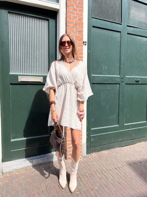 Jurk Amber beige
