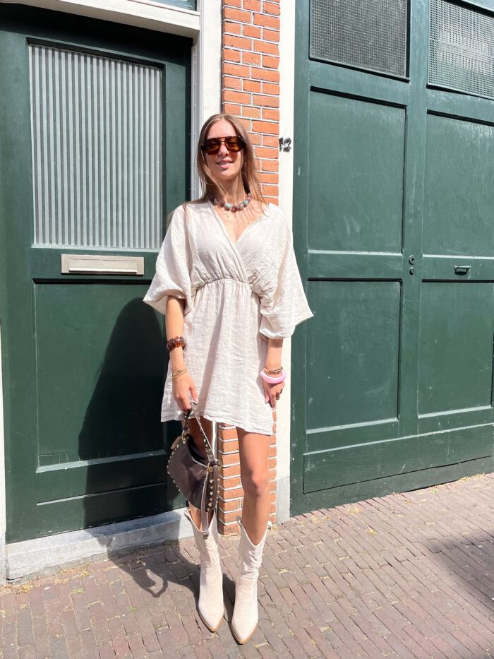 Jurk Amber beige