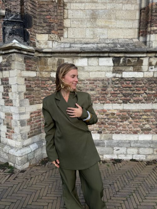 CHLOE BLAZER GREEN