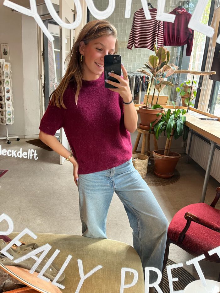 Trui Amy burgundy
