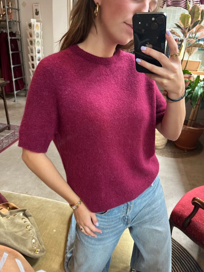 Trui Amy burgundy - Afbeelding 2