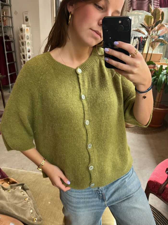Vest Lieke Matcha - Afbeelding 2