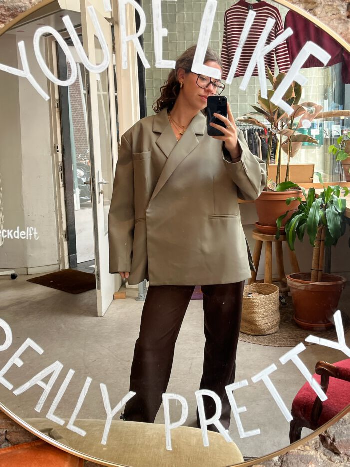 Camilla blazer kaki - Afbeelding 2