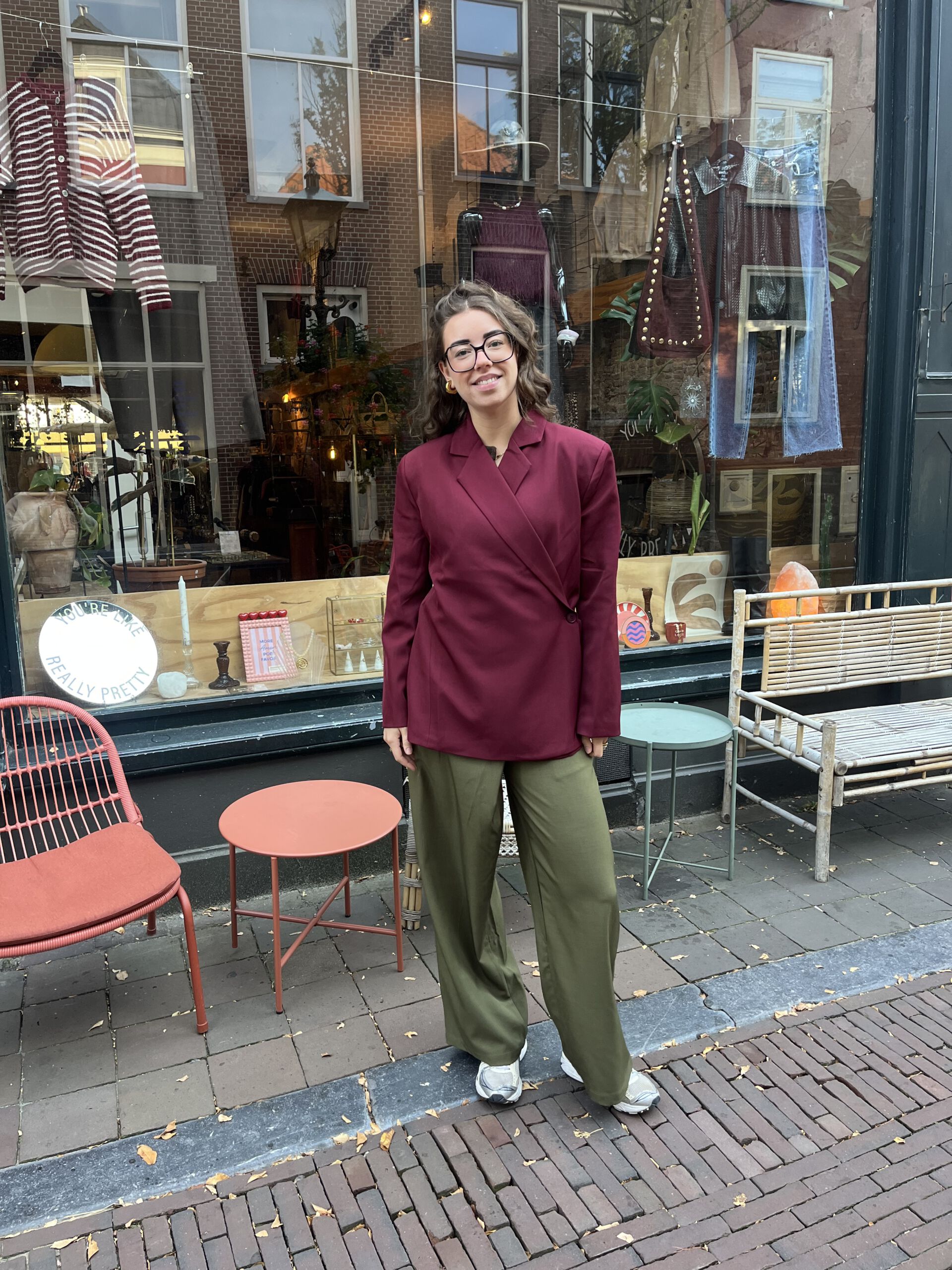 Chloe blazer bordeaux