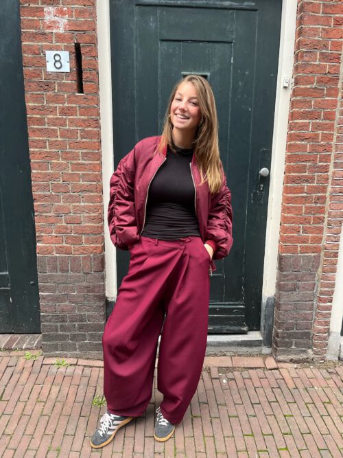 Broek lotje bordeaux