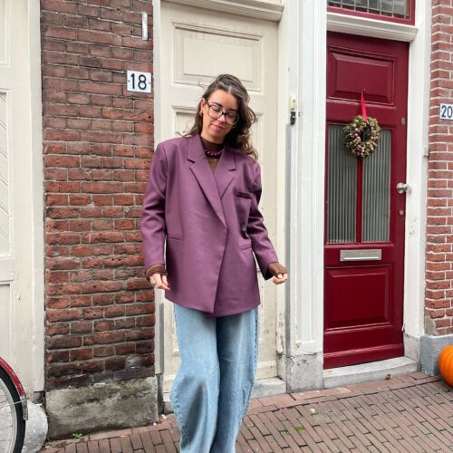 Camilla blazer aubergine