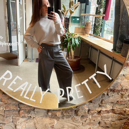 Nina Balloon pantalon grijs