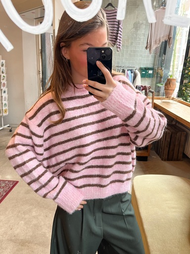 Trui Do roze streep