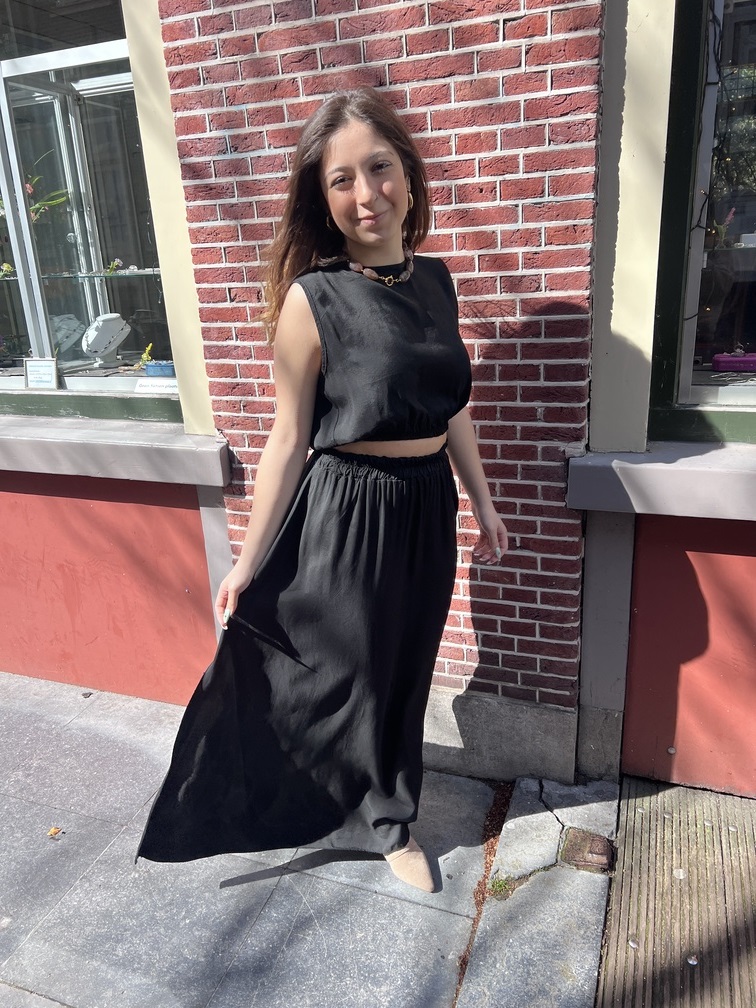 Joanna two piece zwart