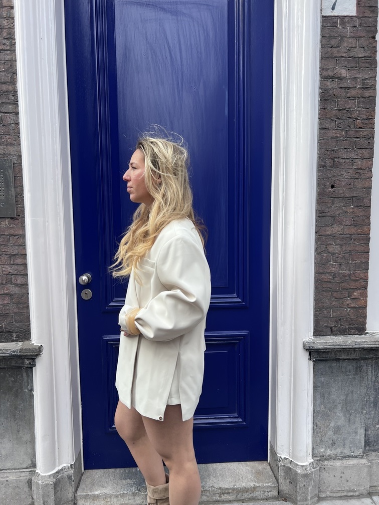 Jasmijn blazer off white