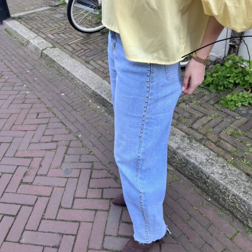 Jeans Kate ballon fit met studs