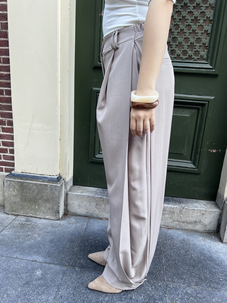 Martine broek taupe