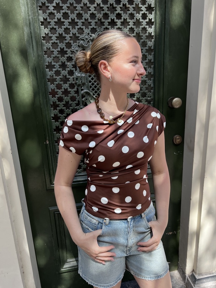 Polkadot top lloa