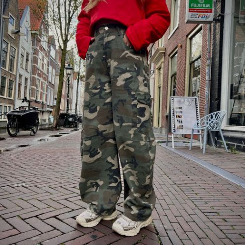 Camouflage broek Liz