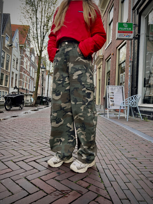 Camouflage broek Liz